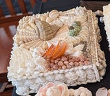 SHELL-ART-116  Anne's Shell Art - Shell Box - Jewelry Box