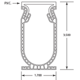 Frontier Pro Deck Drain Side view