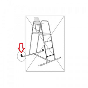 Wheel Assembly for Portable Lifeguard Stands