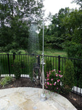 HC-4000-DLX Deluxe Hot and Cold Free-Standing Stainless Steel Outdoor Shower