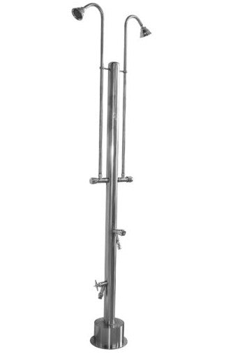 PS-3200-2X-ADA Free-Standing Two-Showerhead Shower