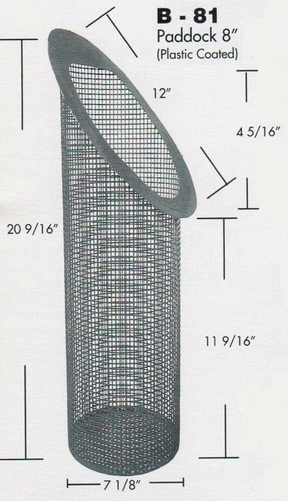 Paddock 8-inch Hair and Lint Strainer Basket