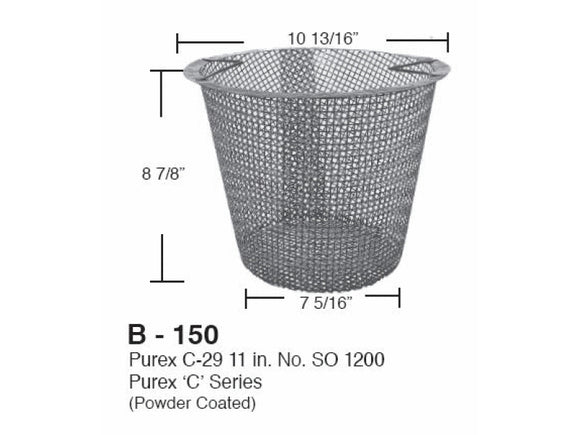 Purex C-Series Pump Strainer Basket