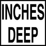 Inches Deep 6 x 6 Tile