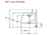 Low Profile Lifeguard Stand 30" Seat Height