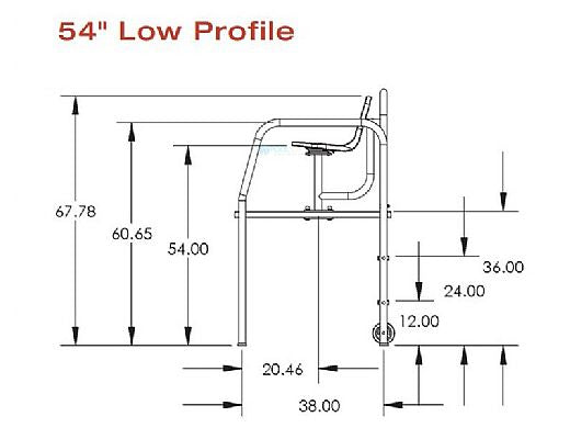 Low Profile Lifeguard Stand with 54