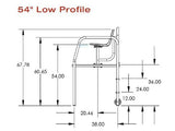 Low Profile Lifeguard Stand with 54" High Seat