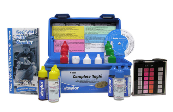 Taylor Pool Water Test Kit K2005 with 0.75-oz Bottles